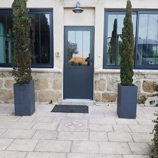 Porte d'entrée alu/PVC/composite GES Habitat - menuisier Marmande Tonneins