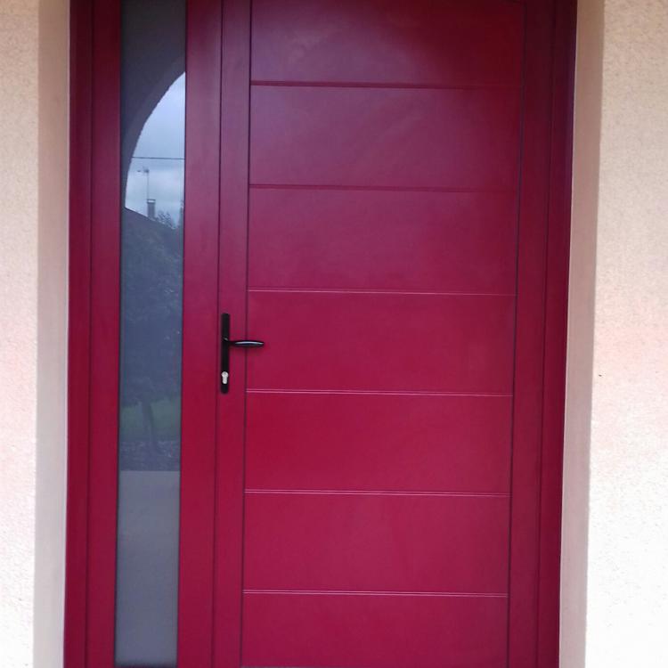 Porte d'entrée alu/PVC/composite GES Habitat - menuisier Marmande Tonneins